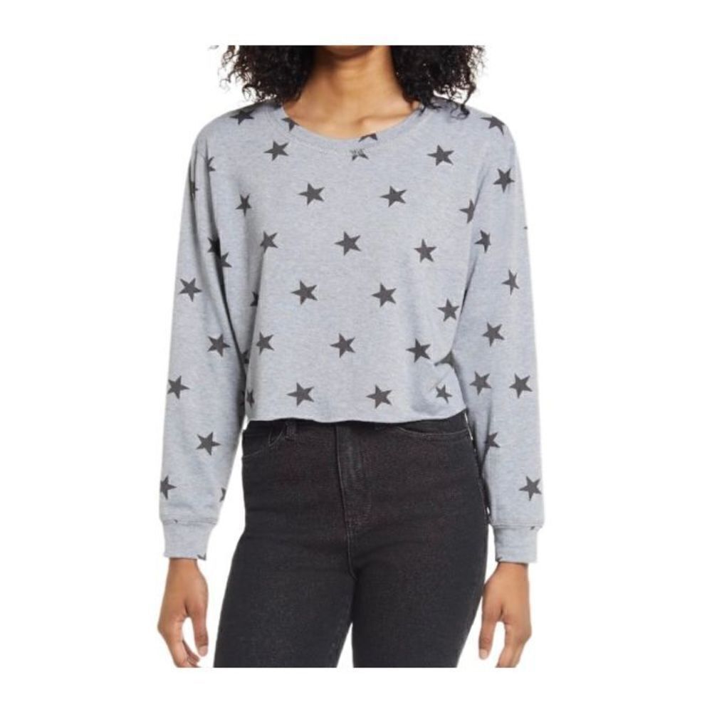 LaLa Land Creative Co Boxy Cropped Sweatshirt